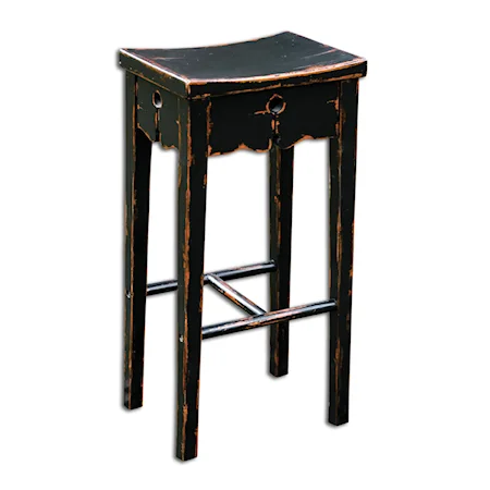 Dalit Black Bar Stool